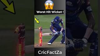 Epic Fail Worst Hit Wicket Moments in Cricket 🏏🤣💥shorts cricket wicket viral trending [upl. by Hayyifas]