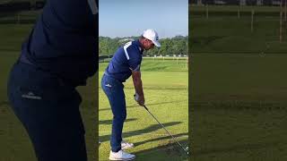 Viktor Hovland golf swing down the line viktorhovland pgatour [upl. by Arne41]