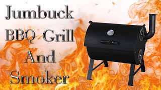 BUNNINGS 49 JUMBUCK BBQ GRILL AND SMOKER REVIEW [upl. by Obla]