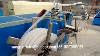 Plastic Flexible Corrugated Pipe Production Line  Extruder Machine [upl. by Oliviero]