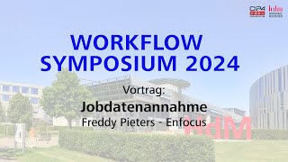 Workflow Symposium 2024  Jobdatenannahme [upl. by Anikahs]