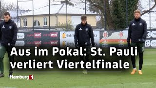 Aus im Pokal FC St Pauli verliert Viertelfinale [upl. by Jannel]