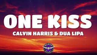 Calvin Harris Dua Lipa  One Kiss Lyrics [upl. by Arliene]