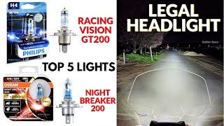 5 Legal HEADLIGHTS 💡 for Night Riding  Best Budget Lights for City amp Highway Rides [upl. by Aaron]