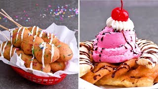 DIY Fried Dessert Ideas for a Delicious Friyay Treat  So Yummy [upl. by Drarrej]