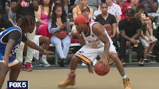 Rucker Park Streetball Championship Game draws big names [upl. by Boggers]