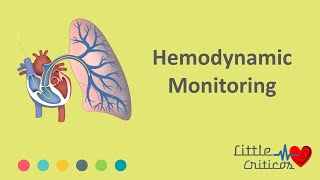 Hemodynamic monitoring  Little Criticos [upl. by Maximo]