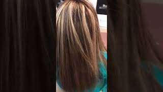 Highlights with keratin treatment  rawaa  Bahawalpur  Salon  Hair Treatment  Makeup [upl. by Marcoux]