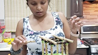 KimberlyBadloo makes a chocolate cake with a bamboo machan barbadine and caraille [upl. by Fiester]