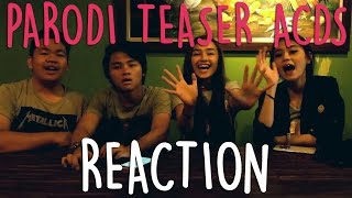 reaction parodi teaser film AdaCintaDiSMA [upl. by Nealy]