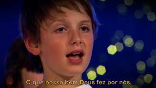 Libera  The Wexford Carol Ao Vivo Legandado em Português Solo Isaac London e Sam Wiggin [upl. by Ardine]