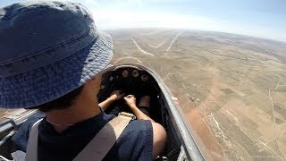 K7 Glider Winch Launch amp Stall Training  Takeoff  Mush Stall Cockpit View [upl. by Armelda252]