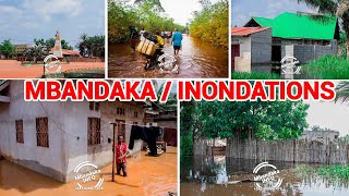 🔴🔴 URGENT VILLE YA MBANDAKA EZINDI NA INONDATION BATO BAZA NABA PLACE YA KOKENDA TE [upl. by Wobniar]