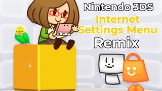 Nintendo 3DS Internet Settings Menu Remix [upl. by Orlene538]