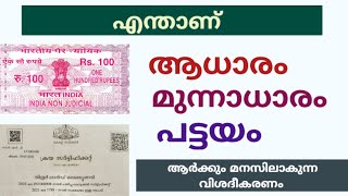 എന്താണ് ആധാരം മുന്നാധാരം പട്ടയംLand ownership certificatesadharampattayamdaisenjoseph [upl. by Mccutcheon]