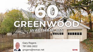 60 Greenwood Lane Waltham MA 02451 [upl. by Ecyak]