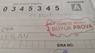 345 PROVA TÜRKİYE GENELİ TYT AYT YORUM VE SONUÇ [upl. by Eilac]