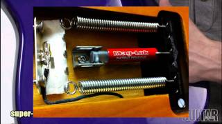 Guitar Worlds SuperVee MagLok Tremolo AntiDeflection Device Review [upl. by Lodhia]