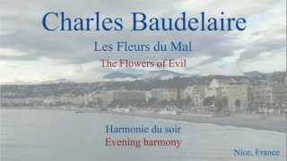 French Poem  Harmonie du Soir by Charles Baudelaire  Slow Reading [upl. by Tremaine]