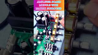 AMPLIFIER BOARD MODULE WITHMATRIX SURROUND pcb videos musicplayer bass [upl. by Mistrot776]