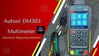 Autool DM303 Automotive Multimeter Unboxing and Review [upl. by Cacilie]