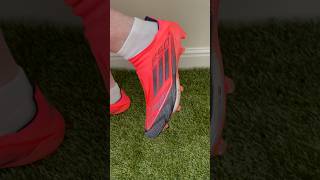 Adidas F50 laceless FG Football Boots on feet  Vivid Horizon Pack football asmr adidas soccer [upl. by Nole608]