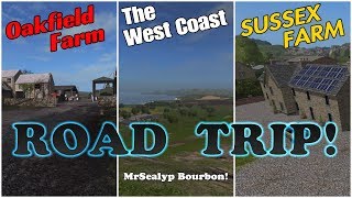 Oakfield FarmThe West CoastSussex Farm Road Trip Farming Simulator 17 PS4 Lets Play [upl. by Elad]