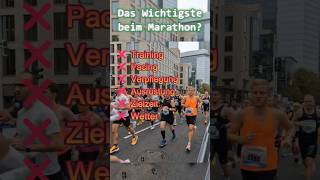 Das Wichtigste beim Marathon [upl. by Cal]