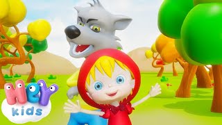 Rödluvan och vargen 🐺 Saga för barn på Svenska  HeyKids [upl. by Galatia652]