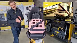 Angus from MIMsafe shows how to fit the Care 2 pet carrier [upl. by Haneen290]