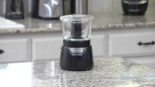 Food Chopper  Hamilton Beach®  Stack amp Press™ 3 Cup Glass Bowl Chopper 72860 [upl. by Ardnac]