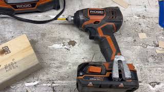 Ridgid R86034 X4 18V Lithium Ion 1750 LBS Torque Hex Shank Impact Driver Review [upl. by Emalee924]