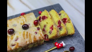 Cranberry Orange Loaf Cake [upl. by Krasnoff199]