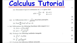 limits Differentiation and IntegrationCalculus [upl. by Rosenberger]