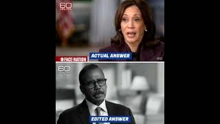 CBS Stealth Edits Kamala Harris’ 60 Minutes ‘Word Salad’ Interview To Gaslight Americans [upl. by Adnolat]