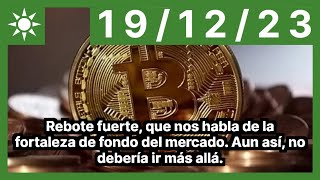 Rebote fuerte que nos habla de la fortaleza de fondo del mercado Aun así no debería ir más allá [upl. by Ylehsa914]