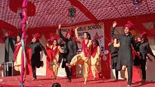 Himachal Public School Jhandutta Punjabi Bhangra By Disha and Naisha and groupAnnual Function 2018 [upl. by Mcquillin]