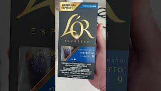 LOR Ristretto Decaf Intensity 9  Nespresso Compatible Capsule [upl. by Naillik]