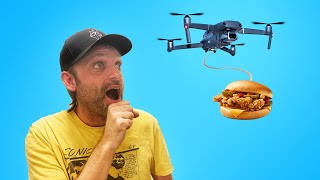 I ordered food thru a drone delivery service [upl. by Elimaj]