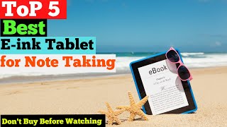 Top 5 Best Eink Tablet for Note Taking in 2024  Capture Ideas with Style amp Precision [upl. by Pellikka]