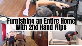 Part 2  Furnishing an Entire Home with Free and Second Hand Finds [upl. by Ifok636]