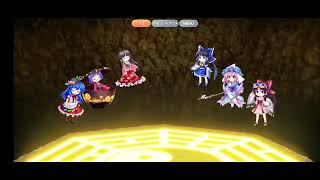 Touhou LostWord  SDT Floor 434 Touhou 165 Nightmare Week 3rd week Tuesday [upl. by Justino596]