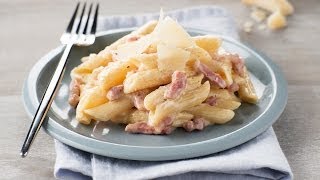 Recette Penne Carbonara [upl. by Auqined166]