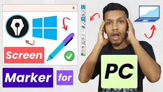 Pen tool software for pc  screen marker for windows  write on screen app [upl. by Cawley229]