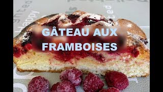 Un gâteau au framboises vite prêt [upl. by Alvita]