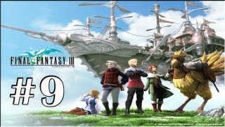 Final Fantasy III PSP  Walkthrough P9  Dwarven Hollows amp Subterranean Lake BOSS Gutsco [upl. by Fidole]