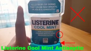 ✅ How To Use Listerine Cool Mint Antiseptic Review [upl. by Ailadi]