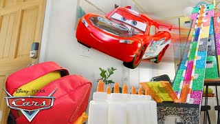 Lightning McQueen’s Back to School Stunt Jump Showdown  Pixar Cars [upl. by Sidnee]