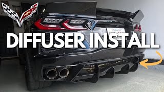 Transform Your C8 Corvette With This Easy Diffuser Installation [upl. by Nalrah547]