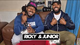 WHAT THE HELL DID THE REF SAY TO FURY TEAM THE RICKY AND JUNIOR SHOW [upl. by Ennad]